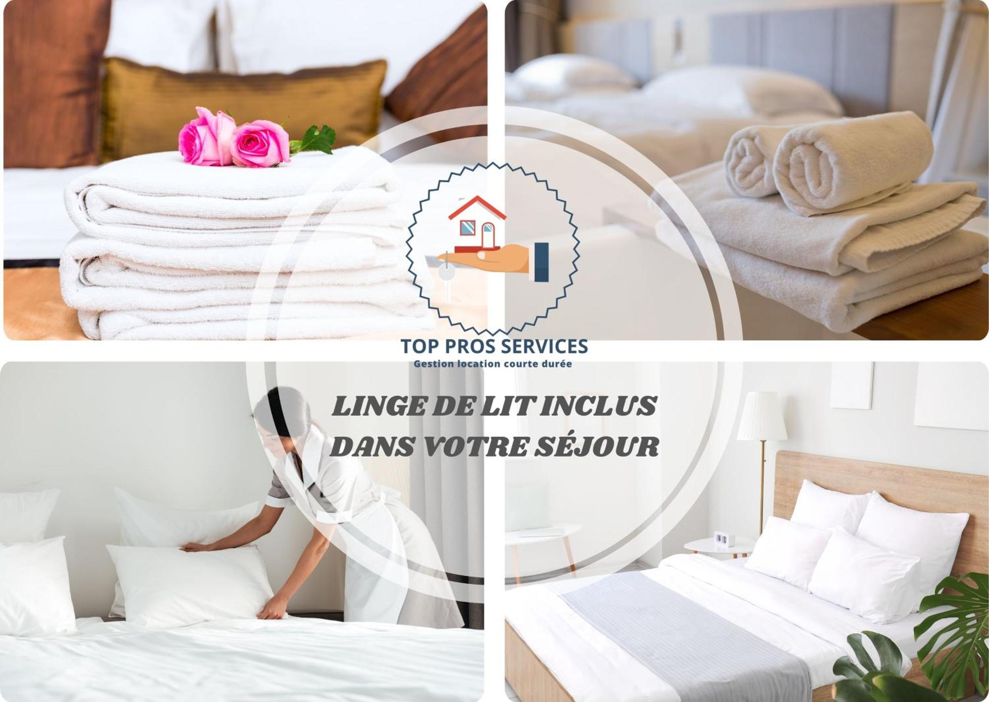 Le Dream Beach-Terrasse-Vue Mer D'Exception-Wifi-Parking - Top Pros Servicesconciergerie 帕拉瓦莱弗洛 外观 照片